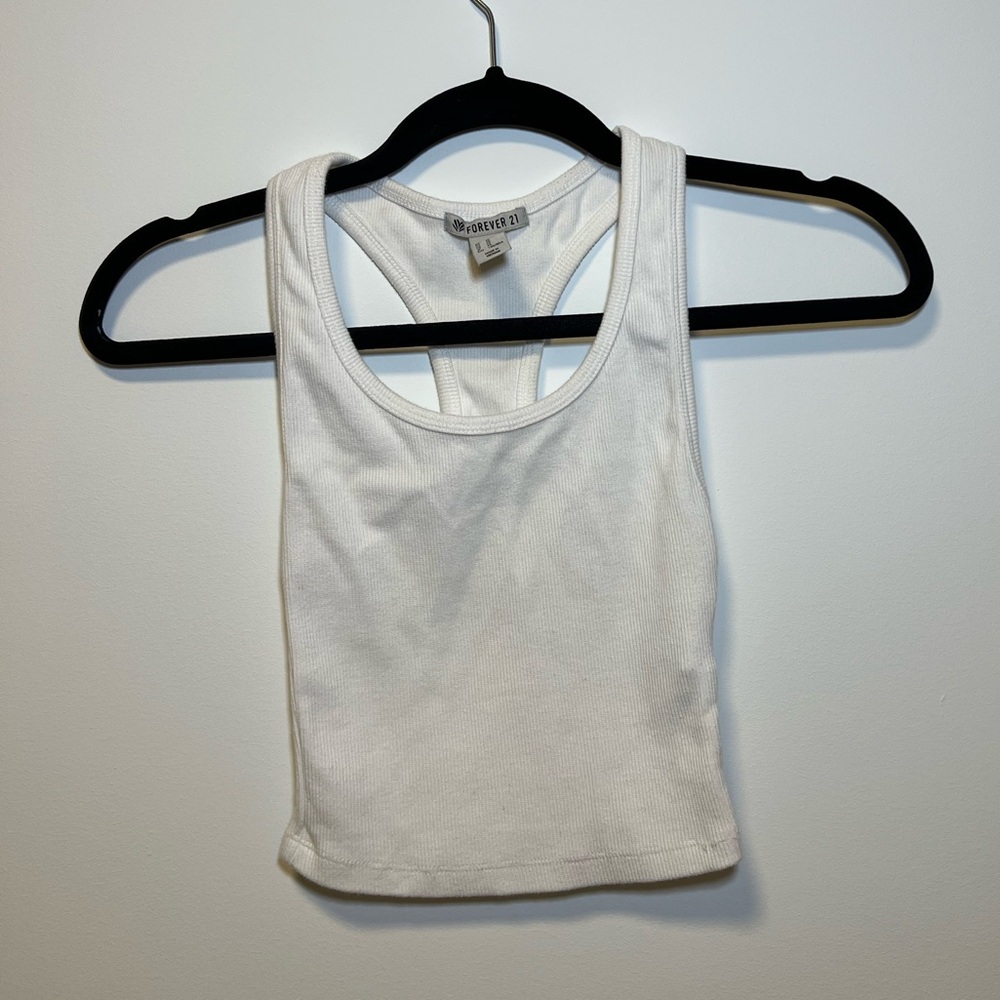 🔥White Forever 21 Tank Top